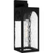 Dallington One Light Outdoor Wall Lantern in Matte Black