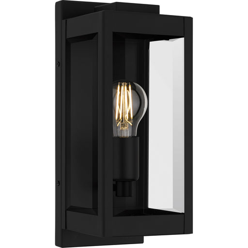 Eastover One Light Outdoor Wall Lantern in Earth Black