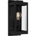 Eastover One Light Outdoor Wall Lantern in Earth Black