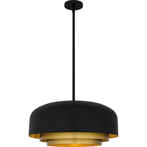 Frankie 4-Light Pendant in Matte Black