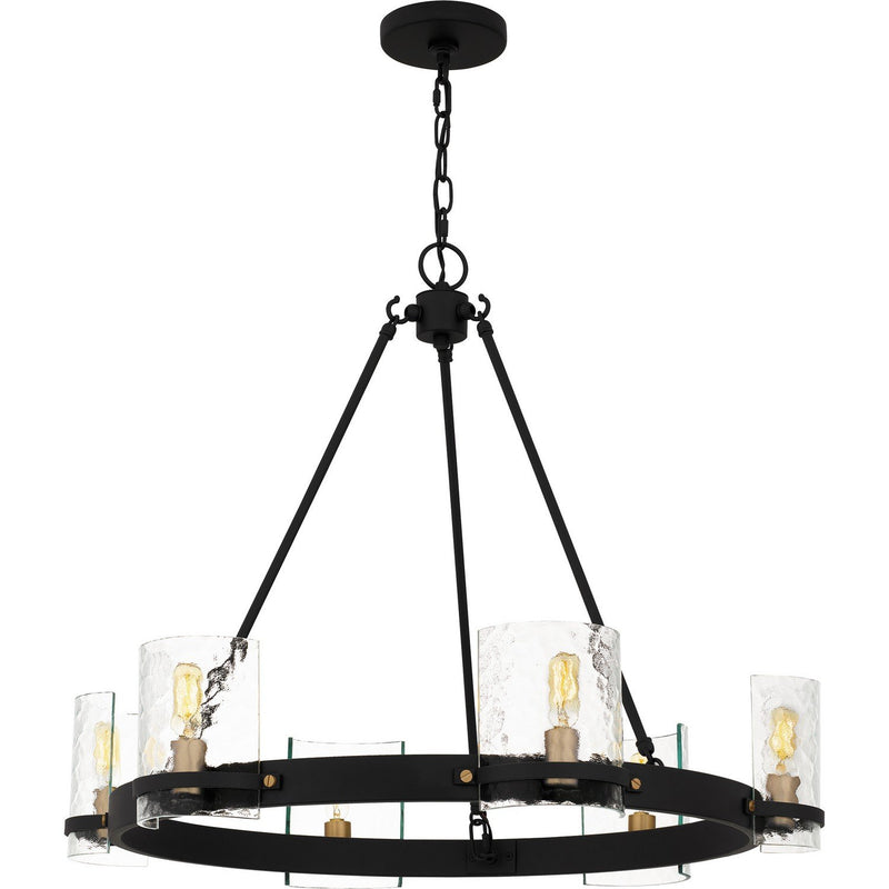 Gloucester 6-Light Pendant in Matte Black