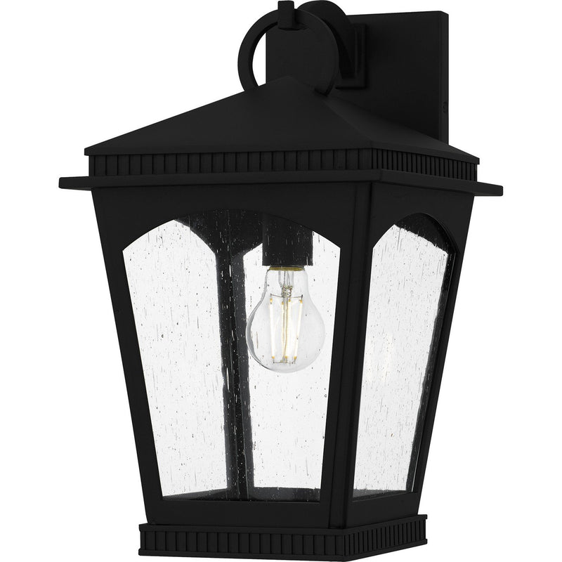 Huck Large Outdoor Wall Lantern in Earth Black