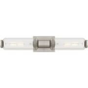 Hawes 2-Light Bath Vanity Light in Brushed Nickel