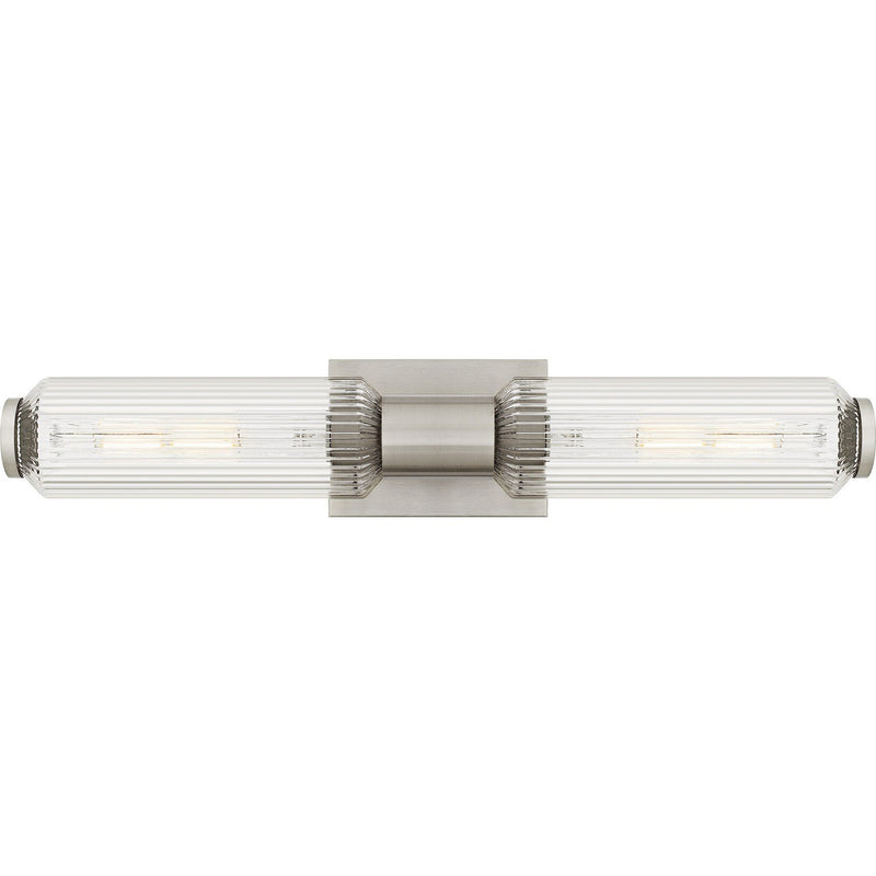 Hawes 2-Light Bath Vanity Light in Brushed Nickel