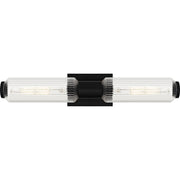 Hawes 2-Light Bath Vanity Light in Matte Black