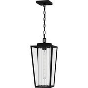 Jett 1-Light Outdoor Hanging Lantern in Matte Black - Lamps Expo