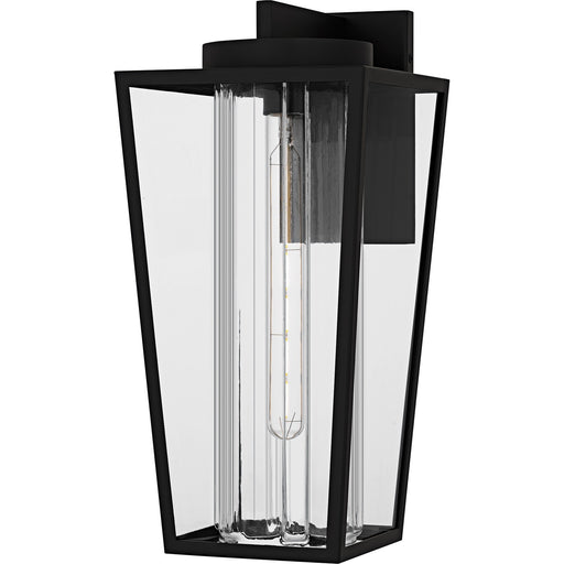 Jett One Light Outdoor Wall Lantern in Matte Black