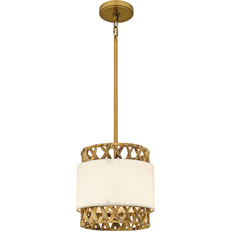 Kate Mini Pendant in Brushed Gold