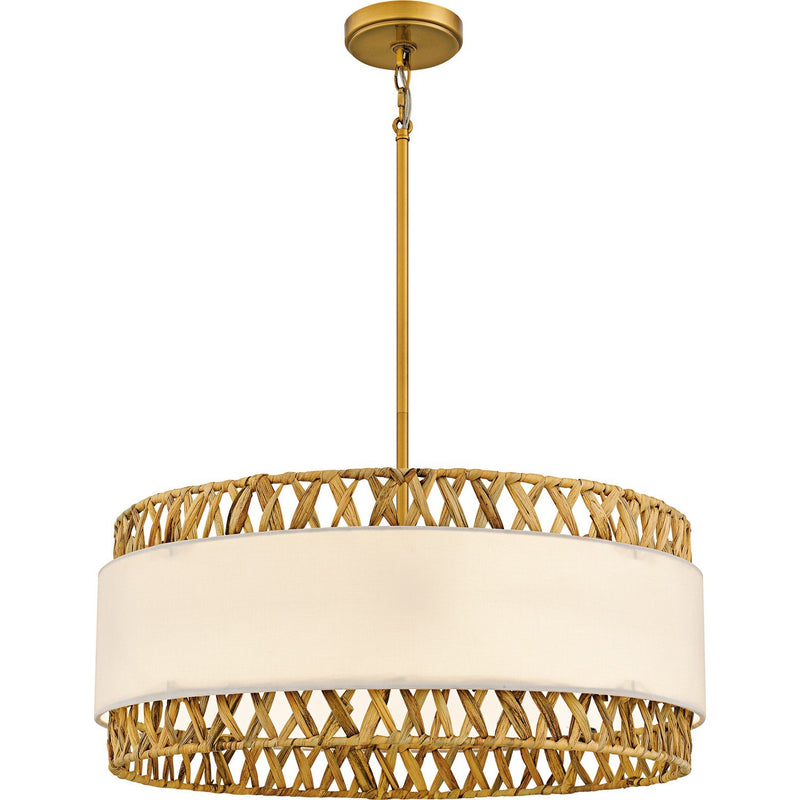 Kate 5-Light Pendant in Brushed Gold