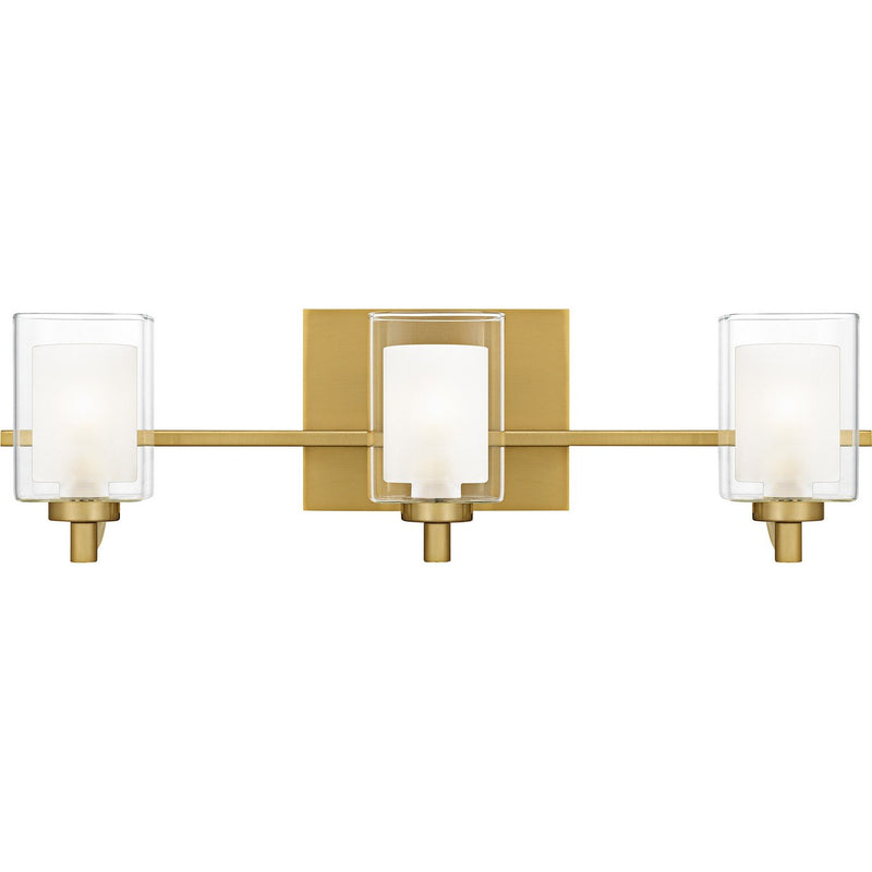 Kolt 21" 3-Light Bath Vanity Light in Brushed Gold