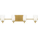Kolt Four Light Bath in Brushed Gold