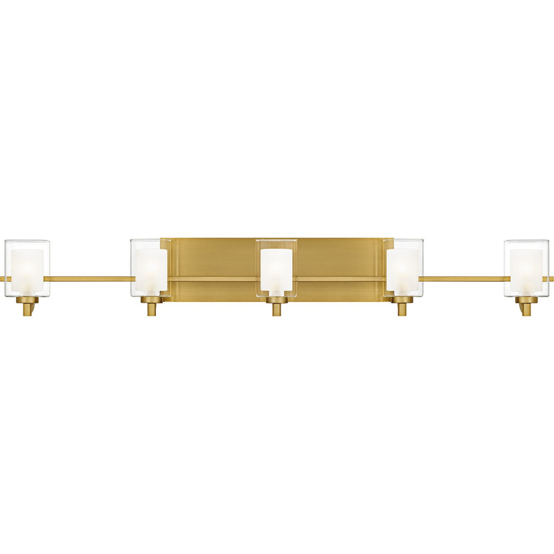 Kolt Five Light Bath in Brushed Gold
