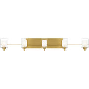 Kolt 42" 5-Light Bath Vanity Light in Brushed Gold