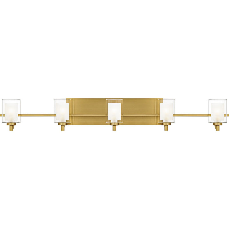 Kolt 42" 5-Light Bath Vanity Light in Brushed Gold