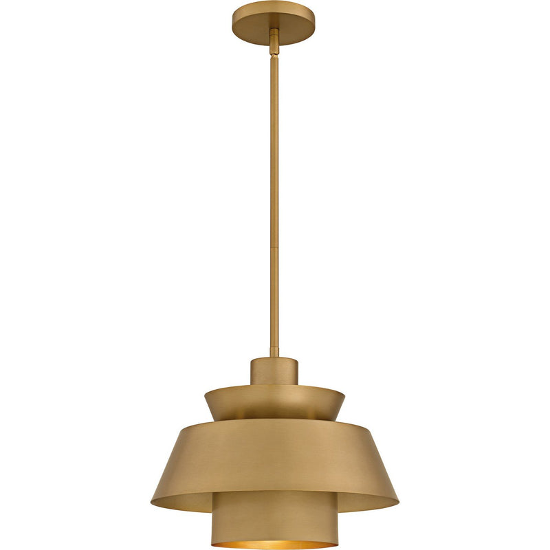 Lumi Pendant in Brushed Weathered Brass