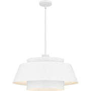 Lumi 3-Light Pendant in Matte White