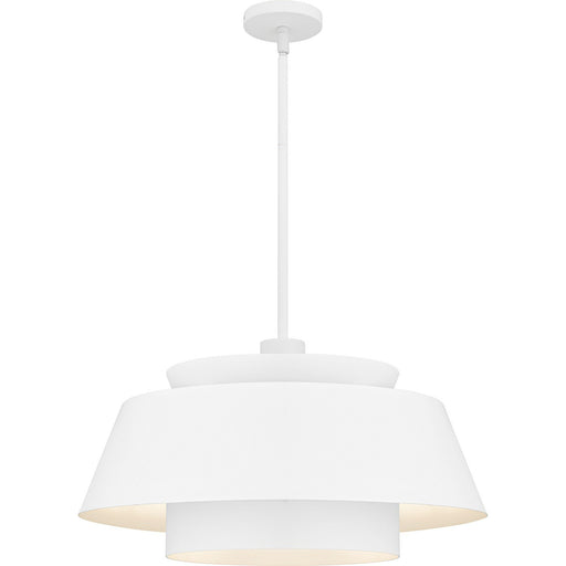 Lumi 3-Light Pendant in Matte White