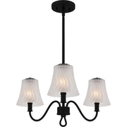 McKinney 3-Light Chandelier in Matte Black