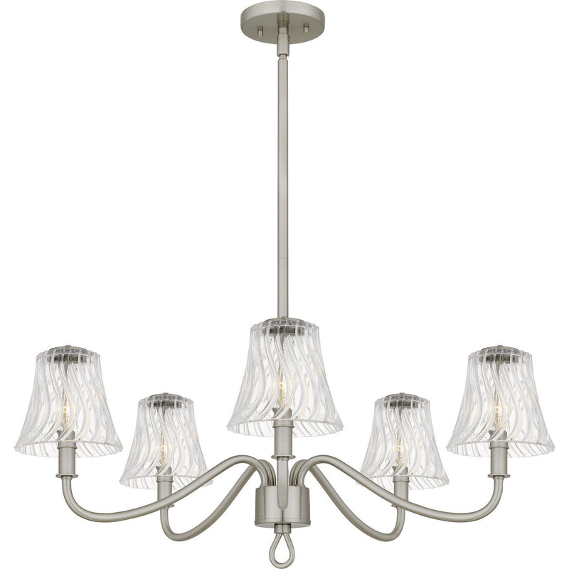 McKinney 5-Light Chandelier in Brushed Nickel