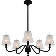McKinney 5-Light Chandelier in Matte Black