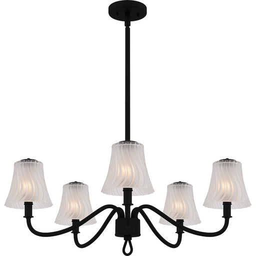 McKinney 5-Light Chandelier in Matte Black