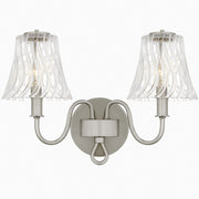 McKinney 2-Light Bath Vanity Light in Brushed Nickel