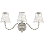 McKinney 3-Light Bath Vanity Light in Brushed Nickel