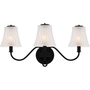 McKinney 3-Light Bath Vanity Light in Matte Black
