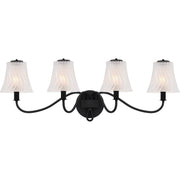 McKinney 4-Light Bath Vanity Light in Matte Black