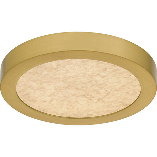 Outskirts LED Flush Mount in Brushed Gold