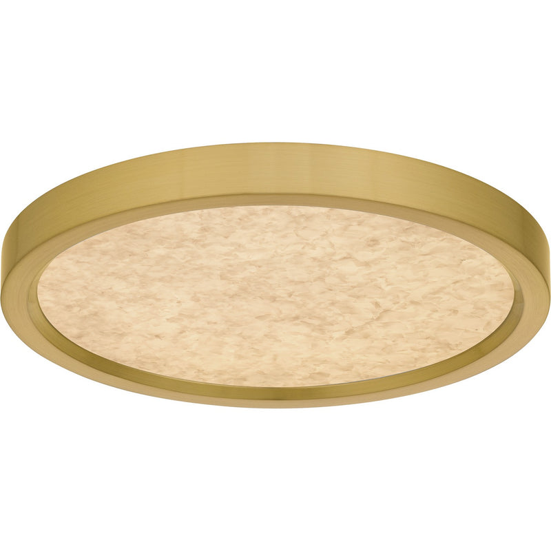Outskirts LED Flush Mount in Brushed Gold