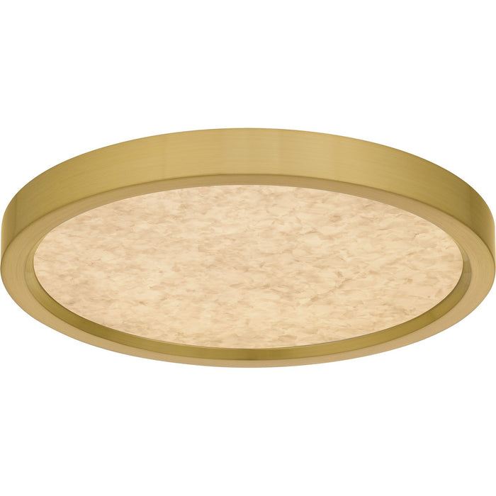Outskirts LED Flush Mount in Brushed Gold - Lamps Expo