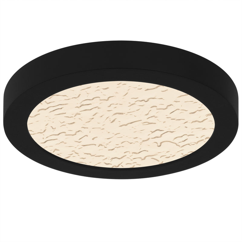 Outskirts LED Flush Mount in Earth Black
