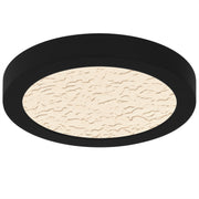 Outskirts LED Flush Mount in Earth Black - Lamps Expo