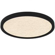 Outskirts LED Flush Mount in Earth Black - Lamps Expo