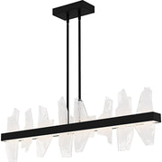 Aurelia Linear Pendant in Matte Black