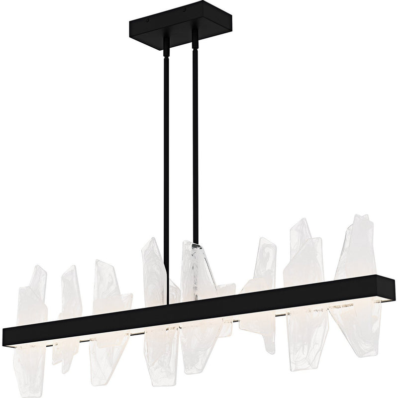 Aurelia Linear Pendant in Matte Black