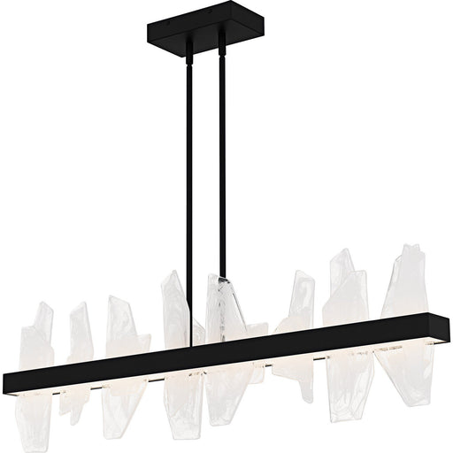 Aurelia Linear Pendant in Matte Black