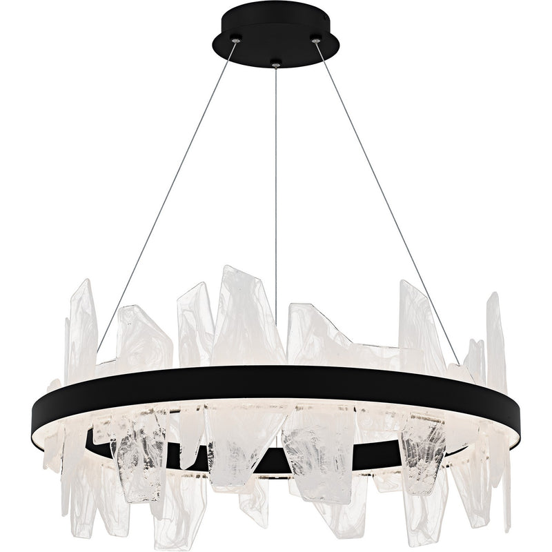 Aurelia LED Chandelier in Matte Black