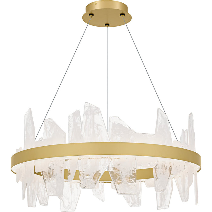 Aurelia LED Chandelier in Soft Gold - Lamps Expo