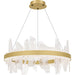 Aurelia LED Chandelier in Soft Gold