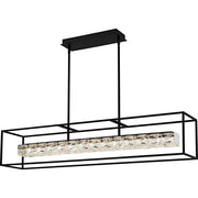 Dazzle 48" Linear Pendant in Matte Black