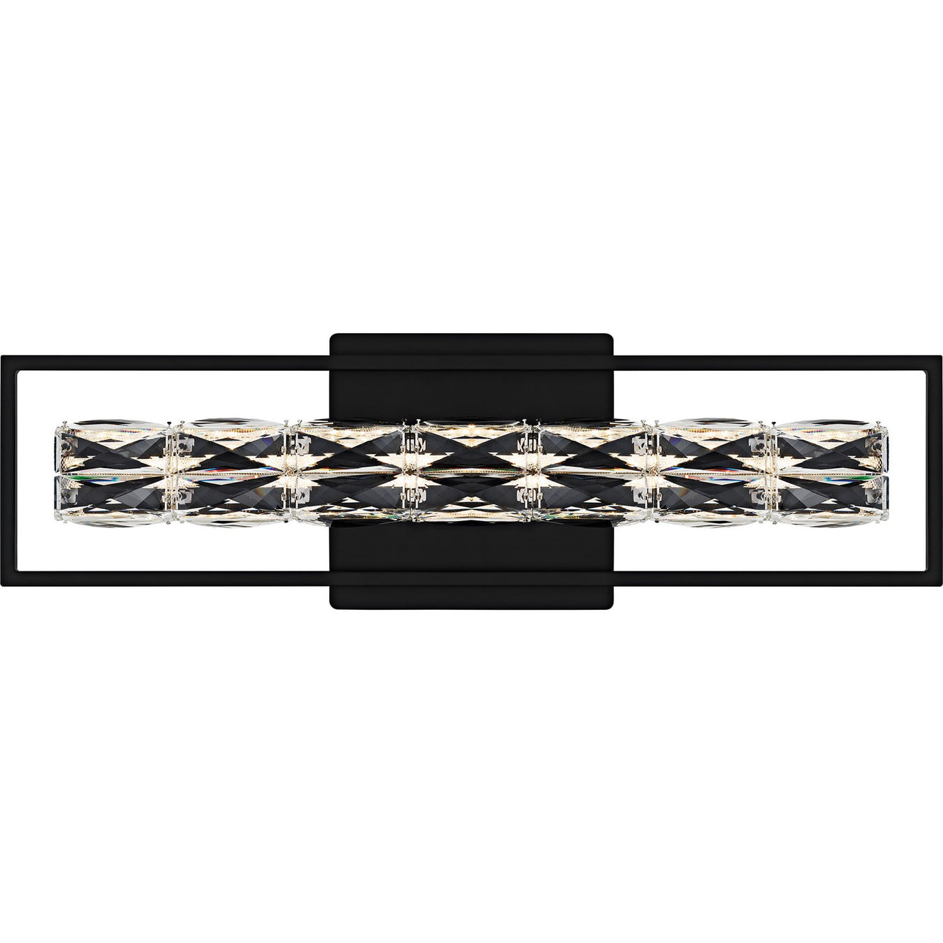 Dazzle LED Bath Light in Matte Black