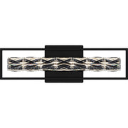 Dazzle 24" Bath Vanity Light in Matte Black