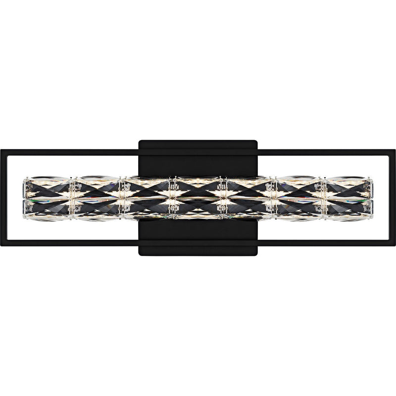 Dazzle 24" Bath Vanity Light in Matte Black