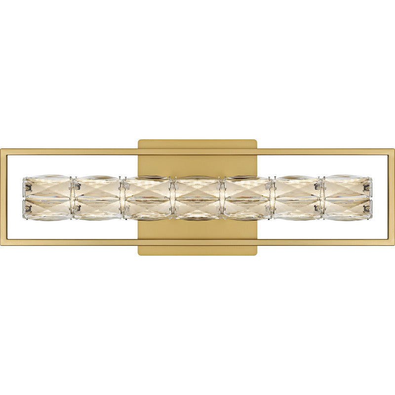 Dazzle LED Bath Light in Soft Gold