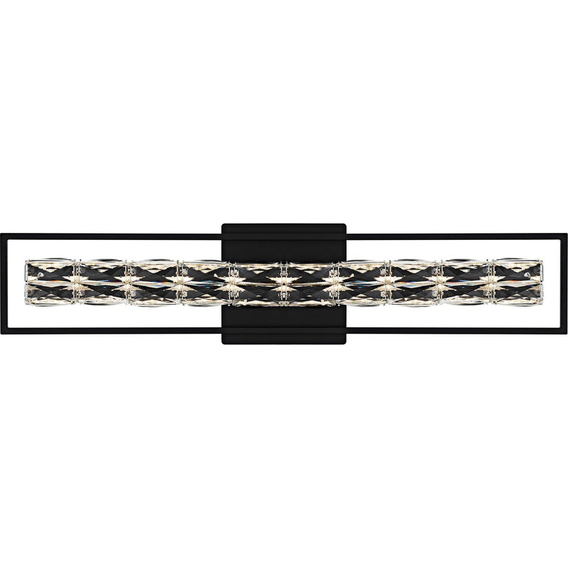 Dazzle 33" Bath Vanity Light in Matte Black