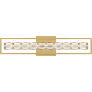 Dazzle 33" Bath Vanity Light in Soft Gold