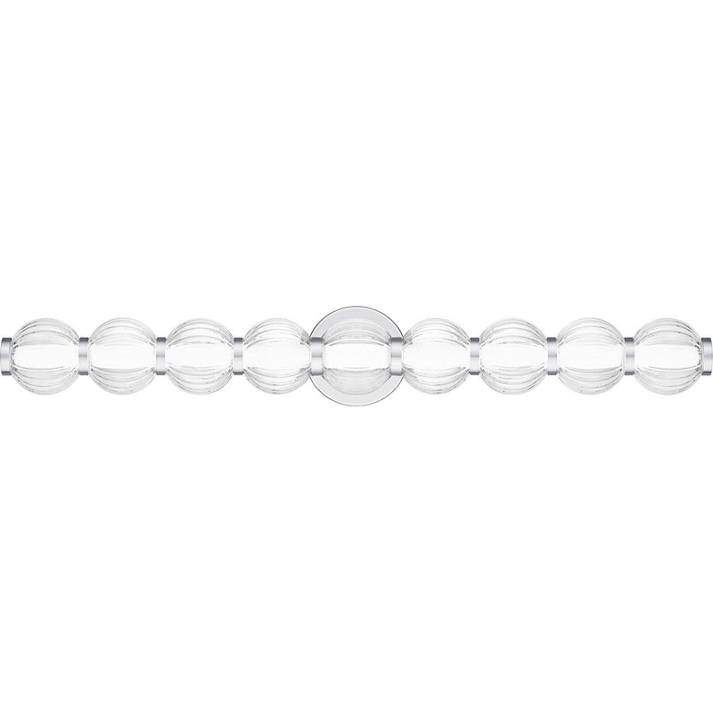 Elway 32" Bath Vanity Light in Polished Chrome