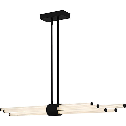 Talbott 46" LED Linear Pendant in Matte Black